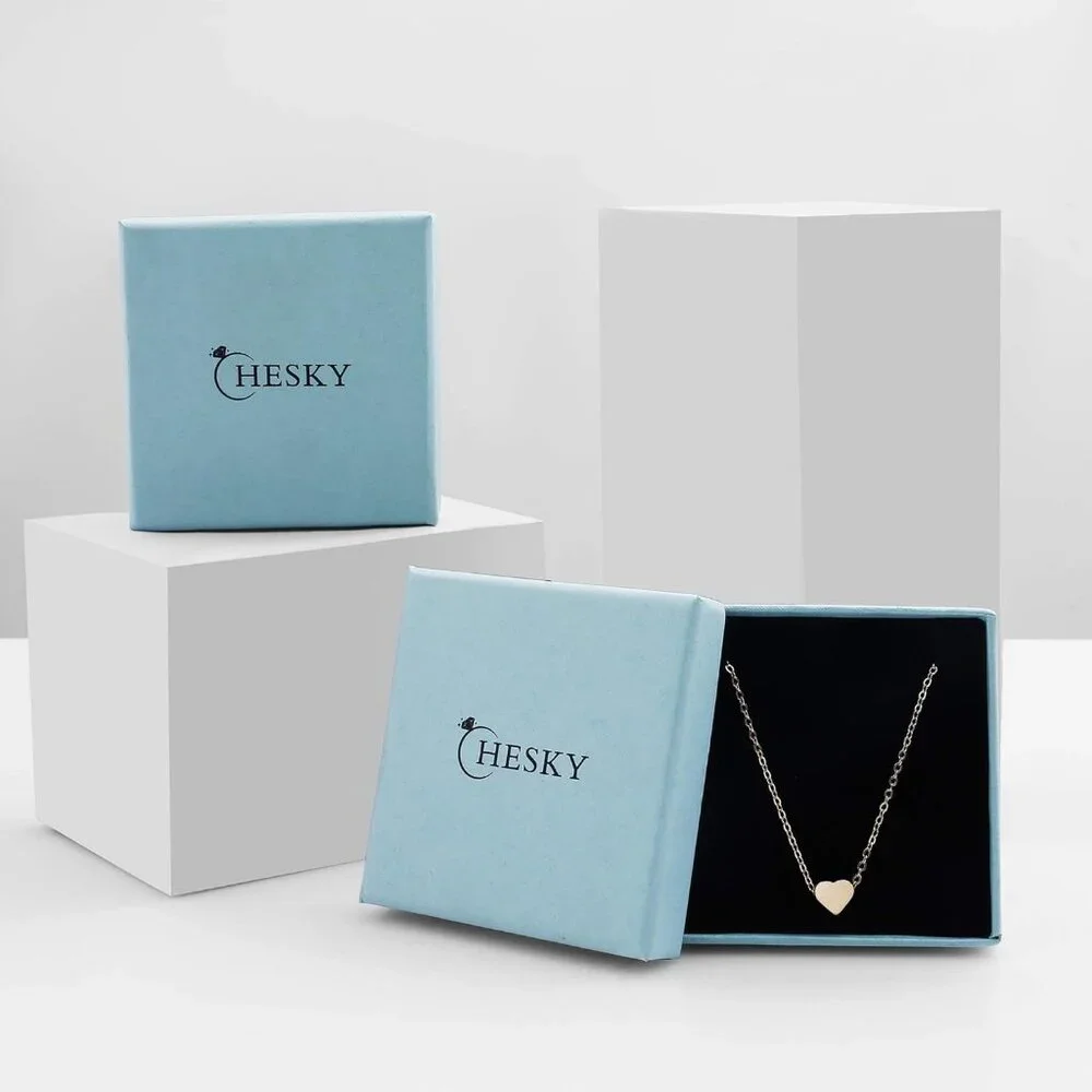 for Women 14k Gold Plated Sterling Silver Satellite Choker Necklace Paperclip Ch - Picture 6 of 6